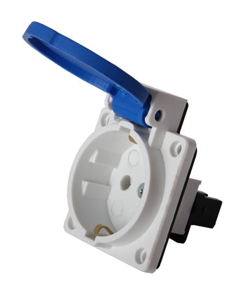 Schuko-Steckdose für die Installation E.SOCKET 029.8.16, 16A, 250V, IP44