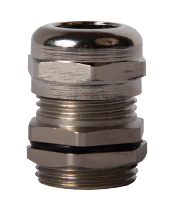 Kabelverschraubung aus Messing PG13.5, vernickelt, Schutzart IP65, E.NEXT