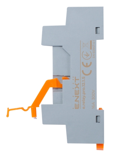 Socket for intermediate relay 12A 1NO DIN E.NEXT