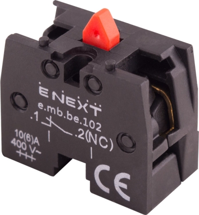 КОНТАКТЕН ЕЛЕМЕНТ E.MB.BE102, NC (НОРМАЛНО ЗАТВОРЕН) E.NEXT