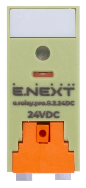 Intermediate relay 8 A 24 V DC 2CO e.relay.pro, E.NEXT