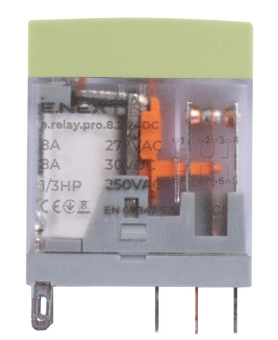 Intermediate relay 8 A 24 V DC 2CO e.relay.pro, E.NEXT