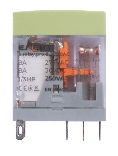 Intermediate relay 8 A 230 V AC 2CO e.relay.pro, E.NEXT