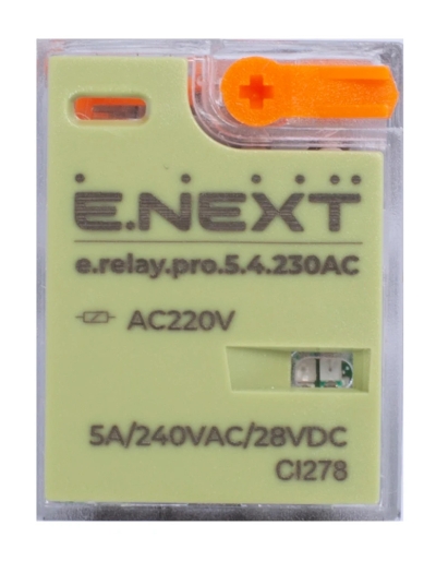 Intermediate relay 5 A 230 V AC 4CO e.relay.pro, E.NEXT