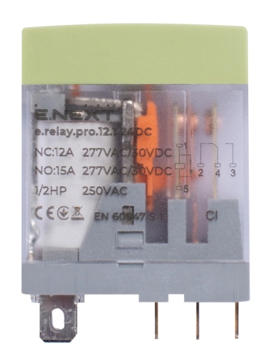 Intermediate relay 12 A 24 V DC 1NO e.relay.pro, E.NEXT