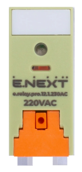 Intermediate relay 12 A 230 V AC 1NO e.relay.pro, E.NEXT