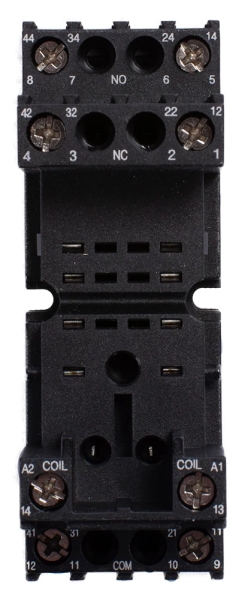 Priză pentru releu intermediar 10A 2CO șină DIN E.NEXT e.relay.pro