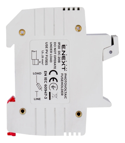 DIN-rail fuse holder E.FUSE GPV 10×38 H1, 1P 32 A, E.NEXT