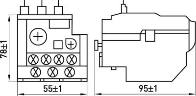 Thermal relay e.pro.ukh.2.32, 23–32 A (for UKC contactors size 2), E.NEXT