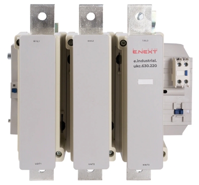 Контактор E.Next e.industrial.ukc.630.220 – 3p, 630 A, 220 V AC, 1 NO