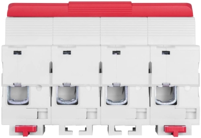 Modular circuit breaker e.mcb.stand.100.4.C100, 4P, 100 A, C, 10kA, E.NEXT