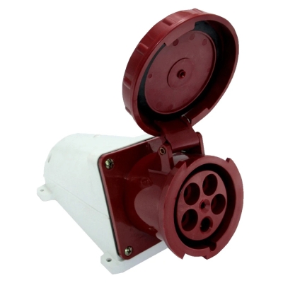 Стационарен силов контакт E.SOCKET.145.125.67, 5P, 400V, IP67, 125A E.NEXT