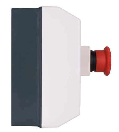 Plastic housing E.MP.PRO.BOX IP54 with "Stop" button, E.NEXT