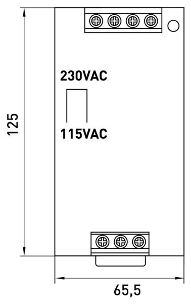 Das Hutschienen-Netzteil em-power.120.24 120W, DC24V E.NEXT