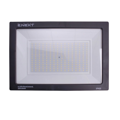 LED spotlight e.LED.flood.standart.200.6000, 200 W, 6000K, E.NEXT