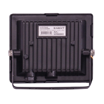 LED spotlight e.LED.flood.standart.20.6000, 20 W, 6000K, E.NEXT