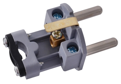 Щепсел битов e.plug.angle.005.16, със защита, 16А, ъглов бял, с дръжка E.NEXT