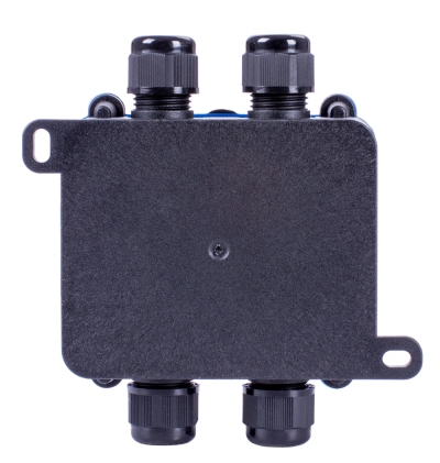 Distribution box e.wdb.cnp723.4t.b with terminal block, 103×96×42 mm, IP68, E.NEXT