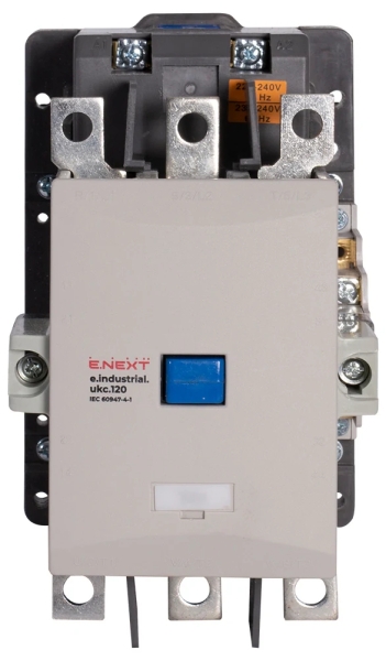 Contactor e.industrial.ukc.120.220, 120A, 220V, 1NO+1NC E.NEXT