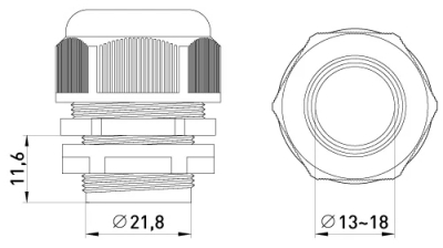 CONECTOR E.PG.STAND.21 E.NEXT
