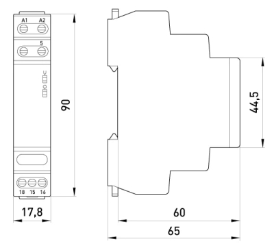 Lighting RELAY, PULSE E.CONTROL.I01, 10 A, 230 V, E.NEXT