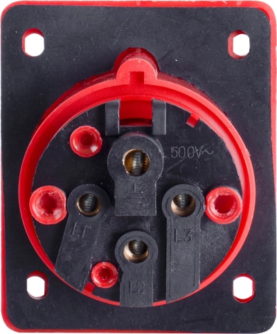 PRIZĂ INDUSTRIALĂ PENTRU PANOU E.SOCKET.PRO.4.32.DE PERETE, 4P., 380V, 32A (424) E.NEXT