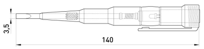 INDICATOR-TESTER E.TOOL.TEST08 140X3, 5 DRĂGIT SPLIT ACE/DC70 -250V E.NEXT