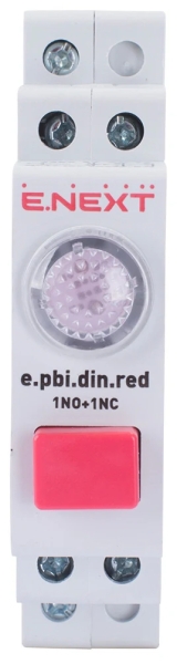 BUTON INDICATOR PENTRU SINĂ DIN E.PBI.DIN.ROȘU, NEGRU E.NEXT