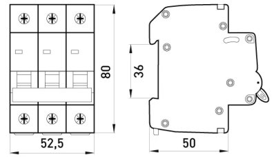 LOAD switch E.IS.PRO.3.50, 3P, 50 A, E.NEXT