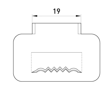 CADRU DIN OȚEL E.STEEL.FASTENER.PRO.19 E.NEXT