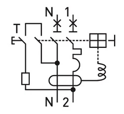 ERDBEBENSCHUTZSCHALTER MIT ÜBERSTROMSCHUTZ E.ELCB.PRO.2.C10.30, 2P, 10A, C, 30MA, MIT GETEILTEM GRIFF E.NEXT