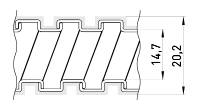 ГОФРИРАНА ТРЪБА МЕТАЛНА С PVC ПОКРИТИЕ E.MET.SLEEVE.STAND.PROOF.SLHF.15 НГ-HF (100M) E.NEXT
