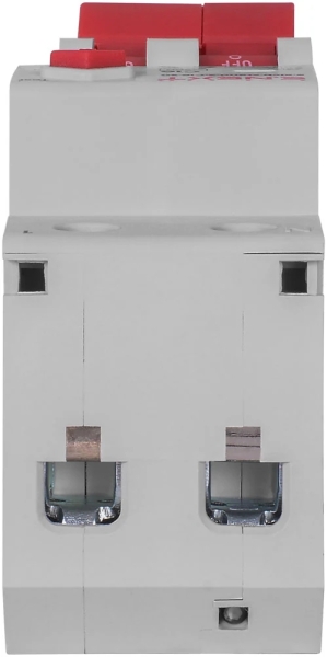 EARTHQUAKE CIRCUIT BREAKER WITH OVERCURRENT PROTECTION E.ELCB.STAND.2.C16.30, 2P, 16A, C, 30MA WITH SPLIT HANDLE E.NEXT