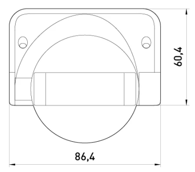 ИНФРАЧЕРВЕН СЕНЗОР ЗА ДВИЖЕНИЕ E.SENSOR.PIR.09.WHITE, 180°, IP44 E.NEXT