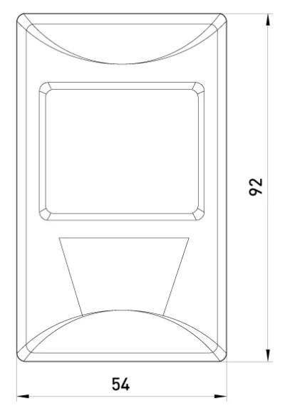 ИНФРАЧЕРВЕН СЕНЗОР ЗА ДВИЖЕНИЕ E.SENSOR.PIR.38.БЯЛ, 180°, IP20 E.NEXT