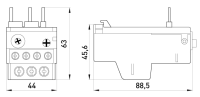 THERMOSCHUTZRELAIS E.INDUSTRIAL.UKH.22.13, NENNSTROM 22A, EINSTELLBEREICH 9-13 A E.NEXT