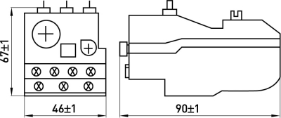 THERMAL PROTECTION RELAY E.PRO.UKH.1.8,0.1-2, DIAP. 5.5-8.0 A E.NEXT