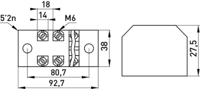 BLOCUL DE BORNE CU CAPAC DE PROTECȚIE E.TC.PROTECT.60.4, 60A, 4 POLI E.NEXT