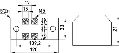 BLOCUL DE BORNE CU CAPAC DE PROTECȚIE E.TC.PROTECT.45.6, 45A, 6 POLI E.NEXT