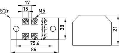 BLOCUL DE BORNE CU CAPAC DE PROTECȚIE E.TC.PROTECT.45.4, 45A, 4 POLI E.NEXT