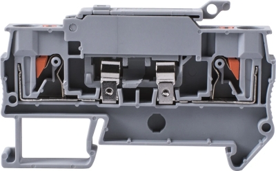 SCREWLESS TERMINAL E.TC.DIN.SPRING.4.HESI FOR DIN-RAIL, FOR FUSE 5X20 E.NEXT