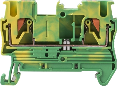 Yellow-green terminal E.TC.Z.DIN.SPRING.2.5, E.NEXT