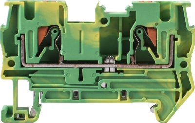 Yellow-green terminal E.TC.Z.DIN.SPRING.4, E.NEXT