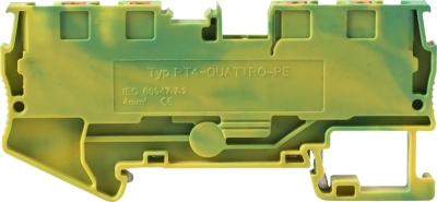 РЕДОВА КЛЕМА ЖЪЛТО-ЗЕЛЕНА E.TC.Z.DIN.SPRING.4.2-2 E.NEXT