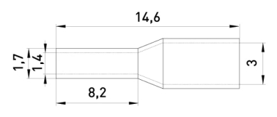 ISOLIERTER KABELSCHUH, BUCHSE E.TERMINAL.STAND..E1008.GREEN 1,0 MM², GRÜN E.NEXT