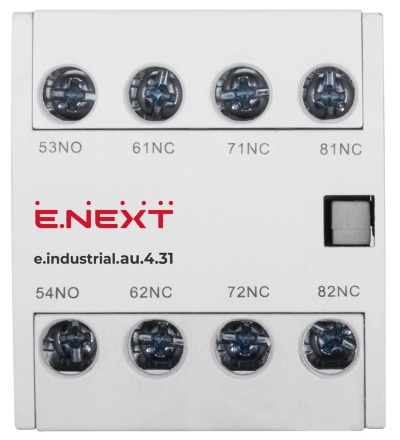 ZUSÄTZLICHER KONTAKT E.INDUSTRIAL.AU.4.31, 3NO+1NC E.NEXT