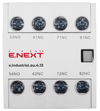 CONTACT SUPLIMENTAR E.INDUSTRIAL.AU.4.13, 1NO+3NC E.NEXT