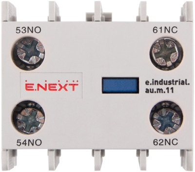 ZUSÄTZLICHER KONTAKT E.INDUSTRIAL.AU.M.11, 1NC+1NO E.NEXT