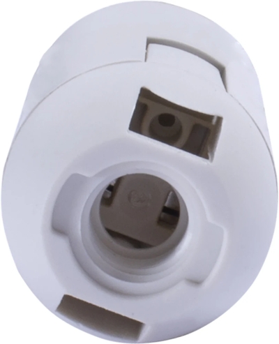 DULIE PENTRU LAMPĂ DIN PLASTIC E14, ALB. DULIE PENTRU LAMPĂ E14. PL. ALB E.NEXT