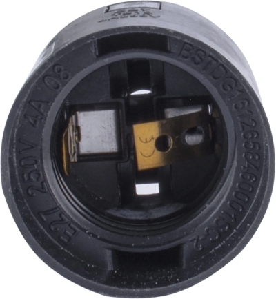 ФАСУНГ ПЛАСТМАСОВ Е27, ЧЕРЕН E.LAMP SOCKET.E27.PL.BLACK E.NEXT